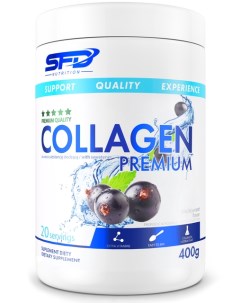 Коллаген Collagen premium порошок 400 гр черная смородина Sfd