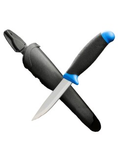 Нож туристический Урал клинок 11см синий ножны пластик Sima-land