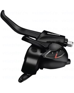 Переключатель велосипедный TOURNEY ASTEF41LBL шифтер тормозная ручка 2пальца 3 скорост Shimano