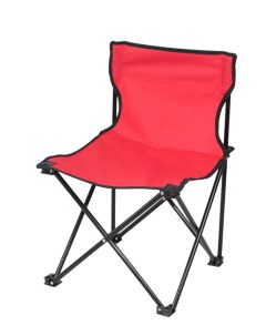 Стул складной туристический кресло со спинкой в чехле красный Urm