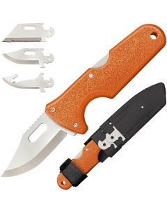 CS_40AL Click N Cut Hunter нож со сменными лезв из 420J2 пластик рукоять и ножны Crkt