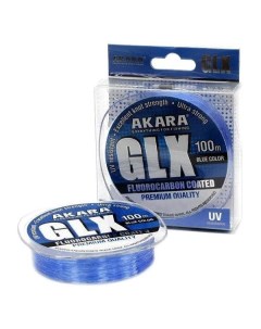 Леска монофильная GLX PREMIUM BLUE GLX BL 100 035 100 м 0 35мм Akara