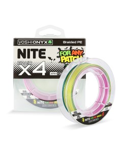 Леска плетеная NITE 4 Multicolor 2 0 150м 95439 Yoshi onyx