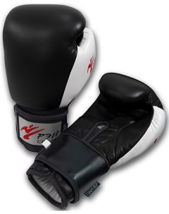 Перчатки боксёрские Панчер лБ54К черные 12 ун Рэй-спорт