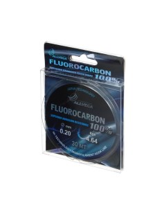 Леска монофильная FX Fluorocarbon 100 30м 0 20мм 4 64кг флюорокарбон 100 Allvega