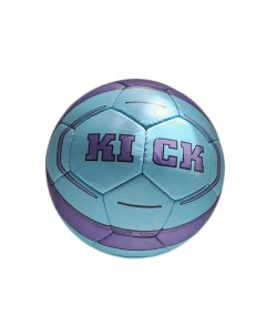 Футбольный мяч Kick 32 панели 00117379 размер 5 сине фиолетовый Nobrand