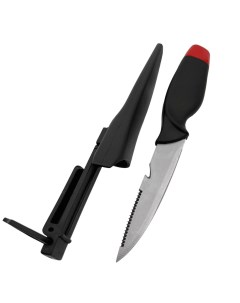 Туристический нож fishing knife model 1 черно красный Nobrand