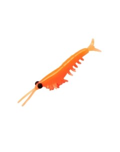Приманка мягкая Dappy Okiami Shrimp L 58мм Orange Nikko