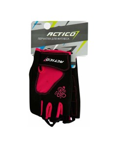 Перчатки для фитнеса женские дышащие эластичные полиэстер 40 Actico