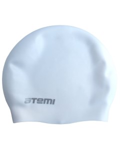 Шапочка для плавания силикон б м белый Rc307 Atemi