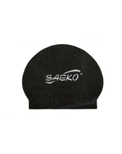 Шапочка для плавания CS ZIP черная Saeko