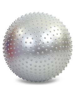 Массажный мяч фитбол с антивзрывным эффектом 75 см Цвет Серый Nobrand