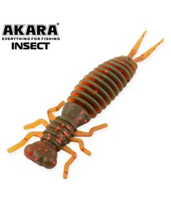 Твистер Insect 6 5 см цвет 11 4 шт Akara