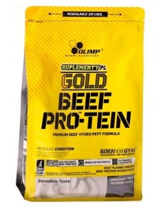 Протеин Gold Beef Pro Tein 700 г strawberry Олимп