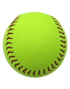 Мяч для софта бейсбола E33513 деликатный 12 неоновый Nobrand
