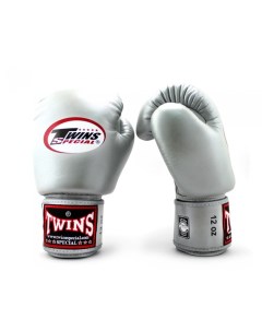 Боксерские перчатки bgvl3 серебряные 12 унций Twins