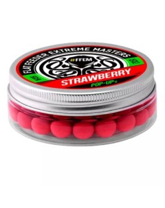 Бойлы Ffem Pop up Hookbaits Strawberry 10mm Ffem baits