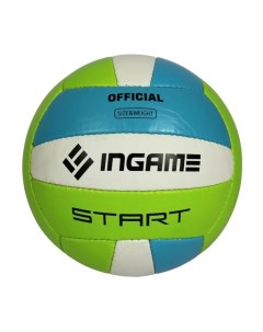 Мяч волейбольный START зелено голубой Ingame
