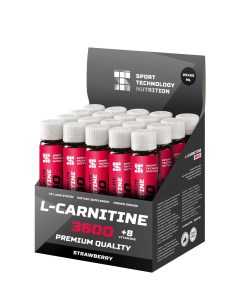 L Carnitine 1 ампула 25 мл клубника Sport technology nutrition