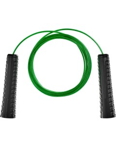 Скакалка с металлическим шнуром для фитнеса 3 метра зеленая Bradex
