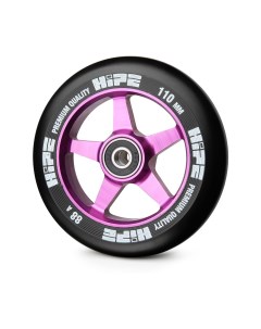 Колесо для самоката 09 110 мм фиолетовое черное Hipe