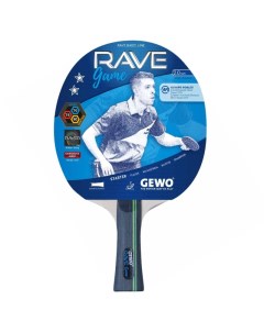 Ракетка для настольного тенниса Rave Game коническая 2звезды Gewo