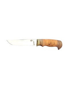 Туристический нож Куница коричневый латунь Semin