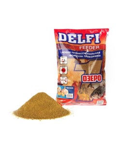 Прикормка DELFI Feeder озеро чеснок 800 г Delfi