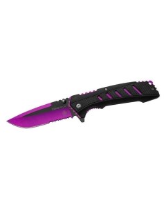 Туристический нож Хамелеон черный розовый Мастер клинок