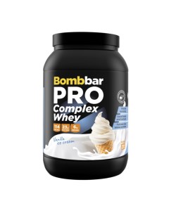 Коктейль Ванильное мороженое протеиновый многокомпонентный 900 г Bombbar