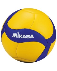 Мяч волейбольный сув V1 5W р 1 диам 15см синт кожа ПВХ маш сш сине желтый Mikasa