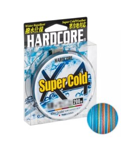 Шнур Duel Hardcore PE X4 Super Cold 200м PE0 6 0 13мм 5 4кг Multicolor Yo-zuri