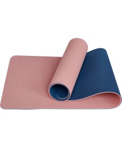 Коврик для йоги ТПЕ 183х61х0 6 см розовый синий E33587 Hawk
