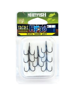 Крючки тройные HF36 Needle Point 10 8 шт HF36 10 Hitfish