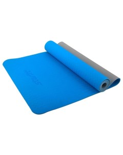 Коврик для йоги FM 201 blue grey 173 см 4 мм Starfit