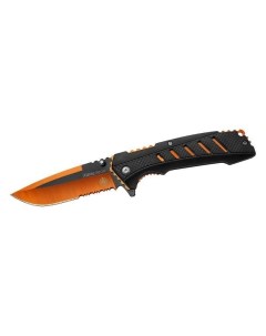 Туристический нож Хамелеон оранжевый черный Мастер клинок