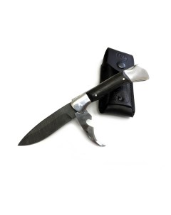 Нож складной Снайпер 2 дамасская сталь рукоять венге Semin