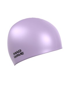 Шапочка для плавания Pastel Silicone Solid violet Mad wave