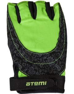 Перчатки для фитнеса AFG06 зеленый черный S Atemi