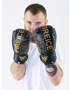 Перчатки боксерские ELITE CLUB PVC 8 oz черные Fireice