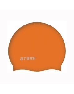 Шапочка для плавания детская до 58 см оранжевая тонкий силикон TC304 Atemi