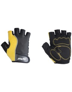Перчатки для фитнеса SU 108 желтый черный S Starfit