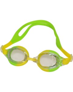 Очки для плавания желто зеленые E36884 Спортекс