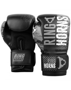 Боксерские перчатки Charger черно серые 10 унций Ringhorns