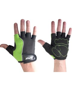 Перчатки для фитнеса SU 108 зеленый черный L Starfit