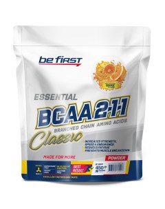 BCAA 2 1 1 Classic powder 450 г вкус апельсин Be first