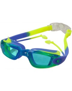 Очки для плавания взрослые мультиколор сине желтые E38885 3 Спортекс
