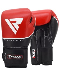 Боксерские перчатки BGL T9 черно красные 16 унций Rdx