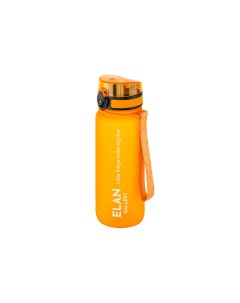 Бутылка для воды Style Matte 800 мл 7 8х7 8х25 5 см оранжевая Elan gallery