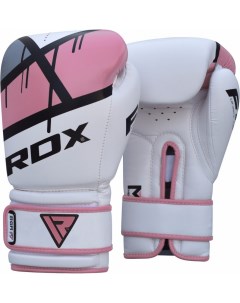 Боксерские перчатки BGR F7 белые черные розовые 10 унций Rdx